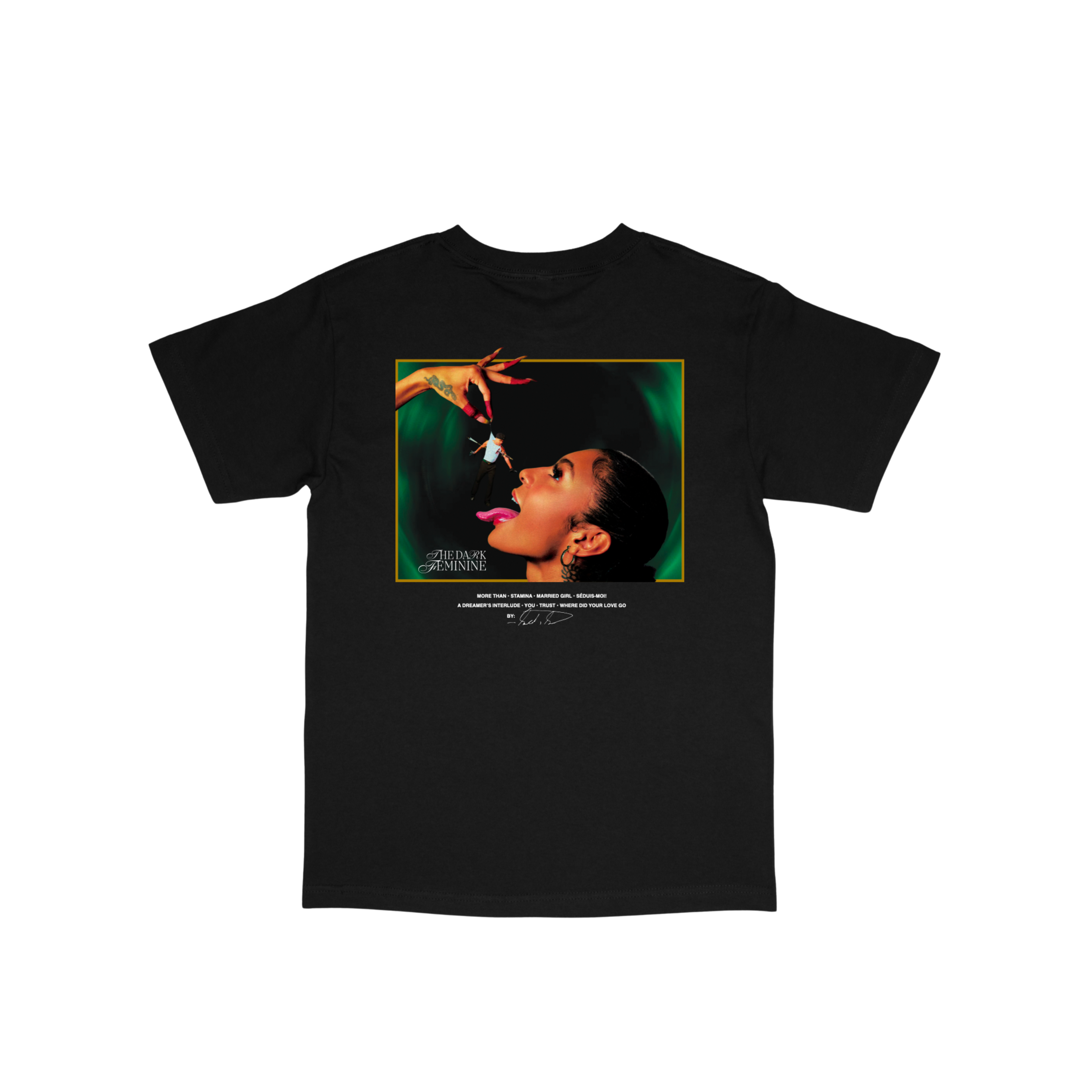 THE DARK FEMININE TEE - EN NOIR